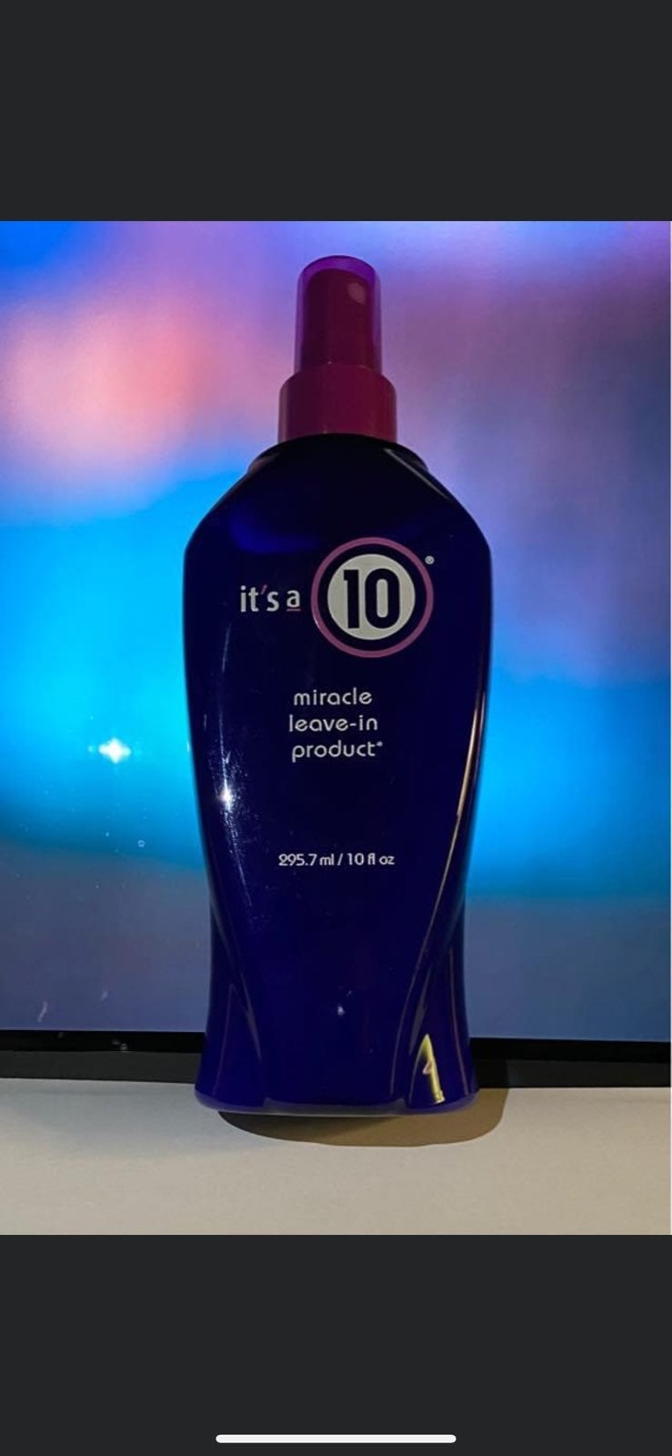 its a 10 hair products (2 bottles)