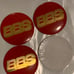 56.5mm BBS Read Description Logo Carbon Wheel Cap Stickers ( 6 Sets In Bundle)