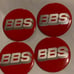 56.5mm BBS Read Description Logo Carbon Wheel Cap Stickers ( 6 Sets In Bundle)