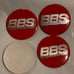56.5mm BBS Read Description Logo Carbon Wheel Cap Stickers ( 6 Sets In Bundle)
