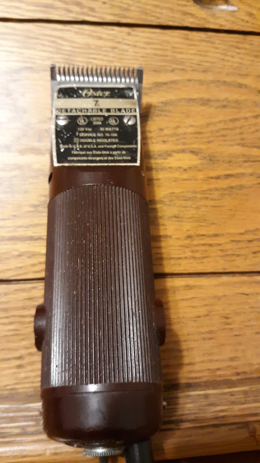 VINTAGE OSTER 76 PROFESSIONAL HAIR CLIPPERS/ RAZOR