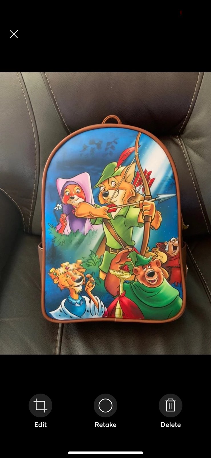 Loungefly Robin Hood Limited Edition Exclusive Mini Backpack