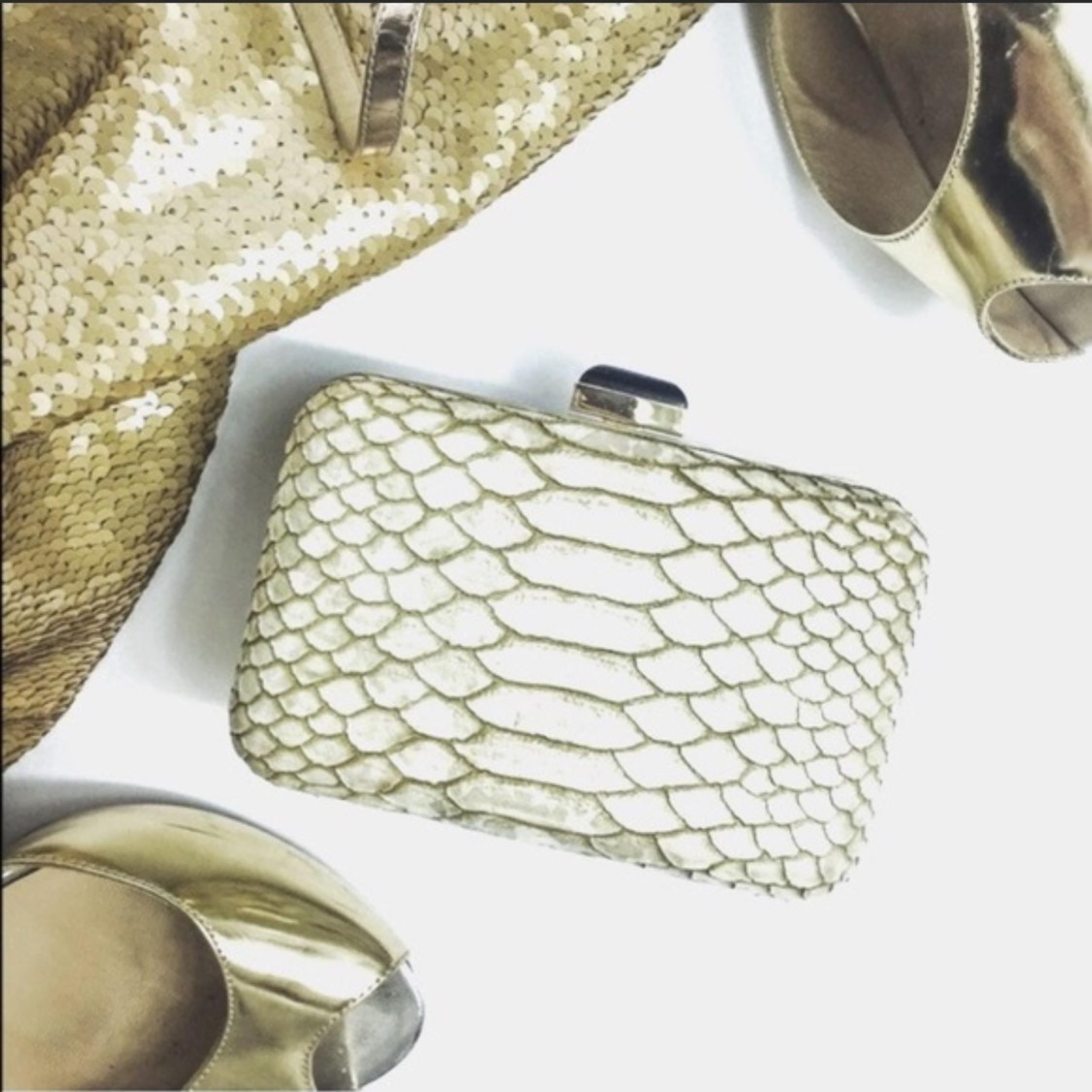White Mini Clutch