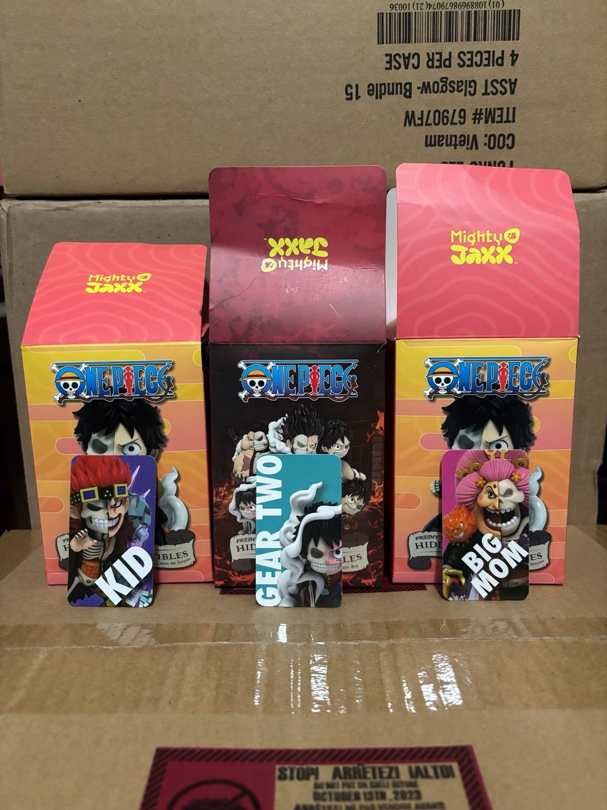 Mighty Jaxx One Piece Freeny's Hidden Dissectibles Luffy Series 6 & Wano Arc lot
