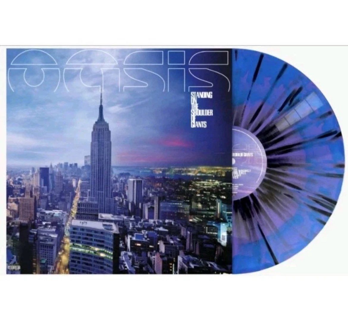 OASIS STANDING ON THE SHOULDERS OF GIANTS BLOOD RECORDS VINYL LP