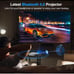 Projector with WiFi and Bluetooth, 9500L Native 1080P Projector FHD Movie Outdoo