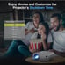Projector with WiFi and Bluetooth, 9500L Native 1080P Projector FHD Movie Outdoo