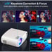 Projector with WiFi and Bluetooth, 9500L Native 1080P Projector FHD Movie Outdoo