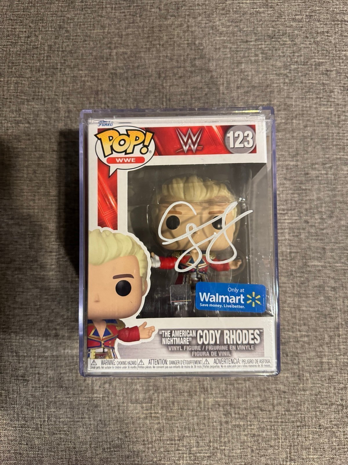 Cody Rhodes Autographed Funko Pop