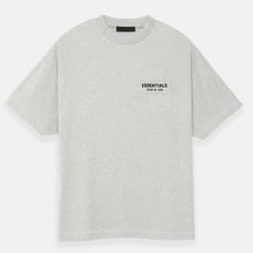 Fear of God Essentials Light Grey Crew Neck T-Shirt