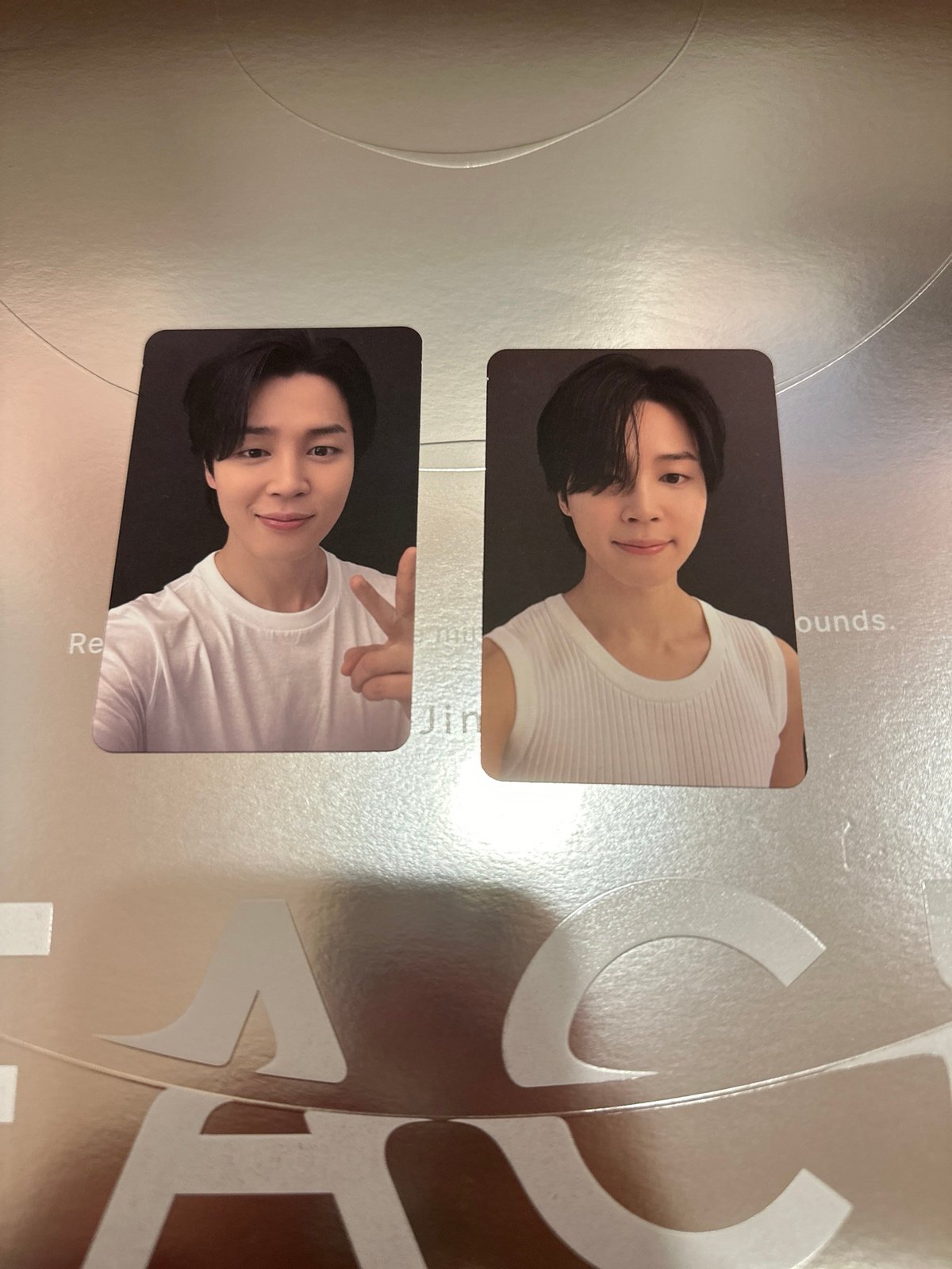 Jimin Face Vinyl photocards | Mercari