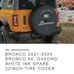 32” Ford Bronco Tire Cover