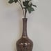 Extraordinary Tall Italian Art Glass Vase with Copper Aventurine Sparkle 21