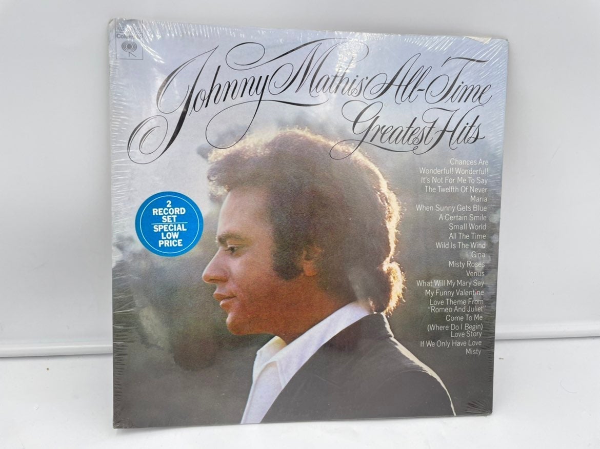 Johnny Mathis all time greatest hits vinyl NEW