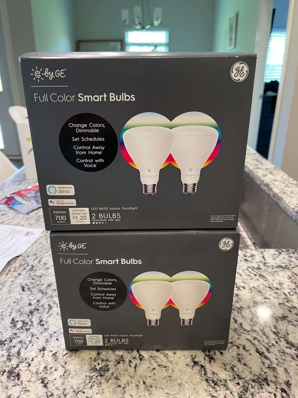 GE tunable smart lightbulbs