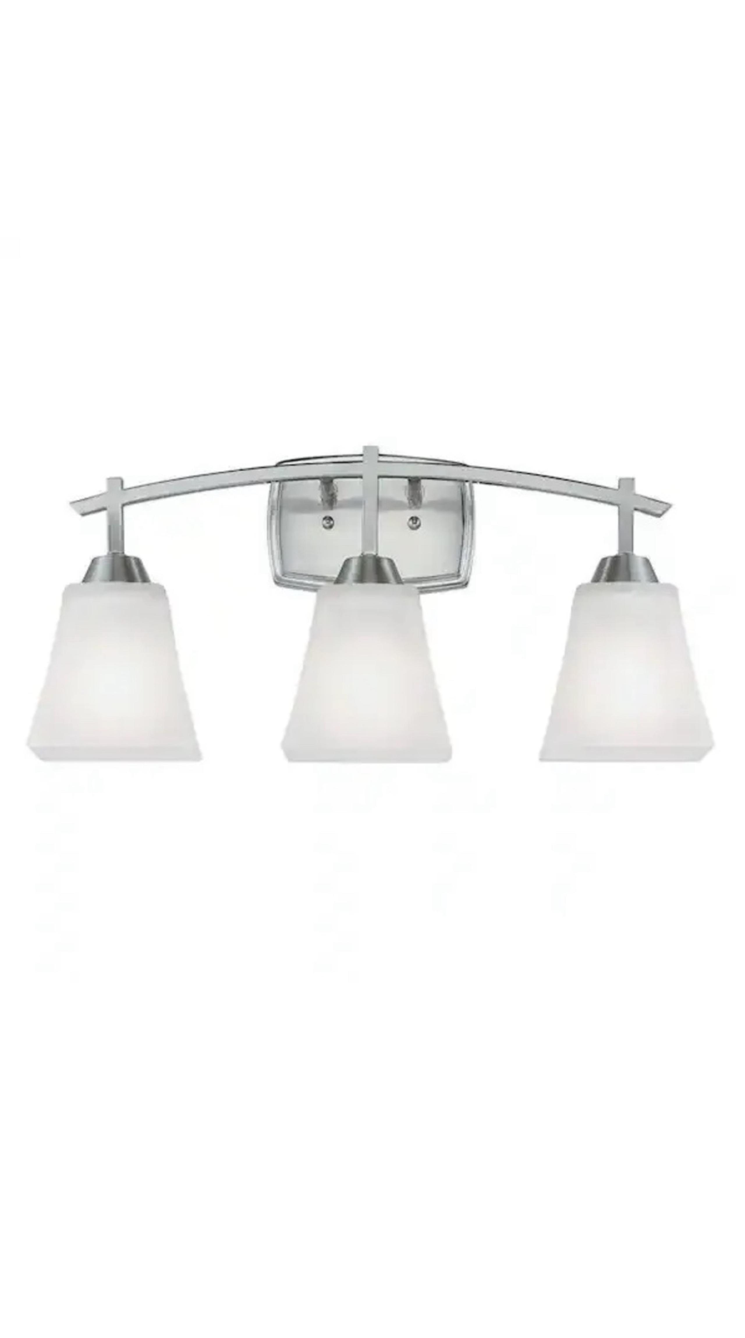 Westinghouse 6573600 Midori 3 Light 21"W LED Vanity Light - Nickel