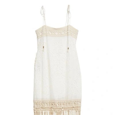 Zimmermann Vitali Fringe Hem Guipure Lace DressNWT size 3 ( Us 10 )