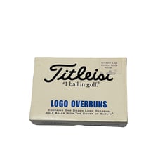 New Vintage Titleist LOGO Overrun Golf Surlyn Cover (12) Balls Early 2000s NOS