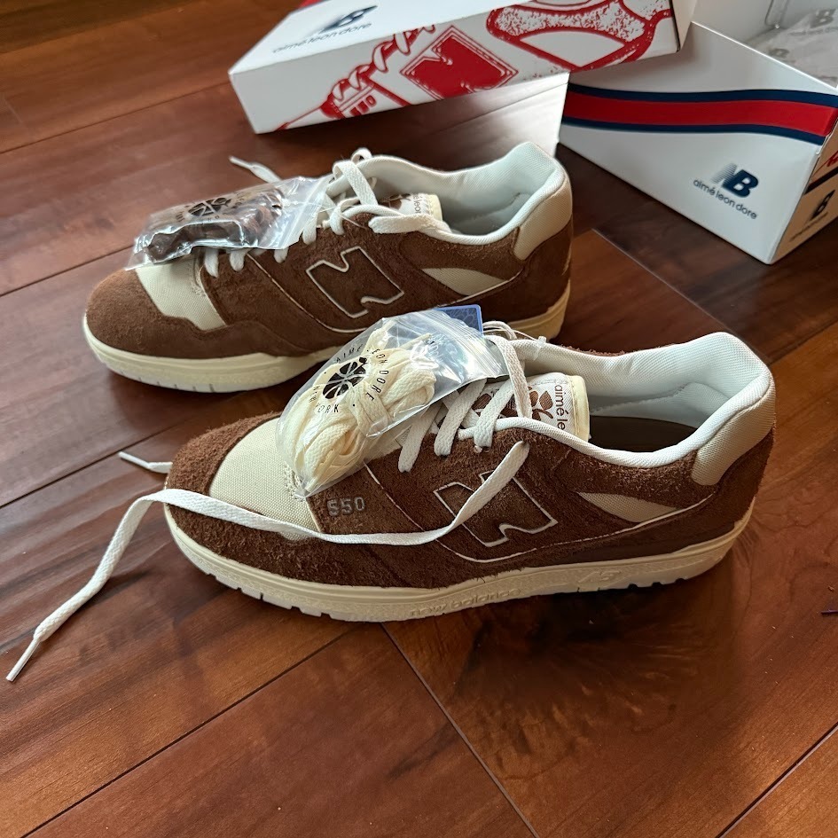 Aime Leon Dore x New Balance 550 Brown Beige Men's US 9.5 ALD New