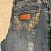 New Wrangler retro Sadie low rise boot cut denim jeans