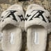 White Unisex Slippers Louis Vuitton Size 7.5