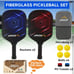 Pickleball fiberglass set for 2