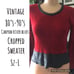 Vintage Canyon River Blues Sweater