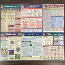 Quick Study Academic Guides Chemistry, OChem, Physics, Biology, Sociology & ASL