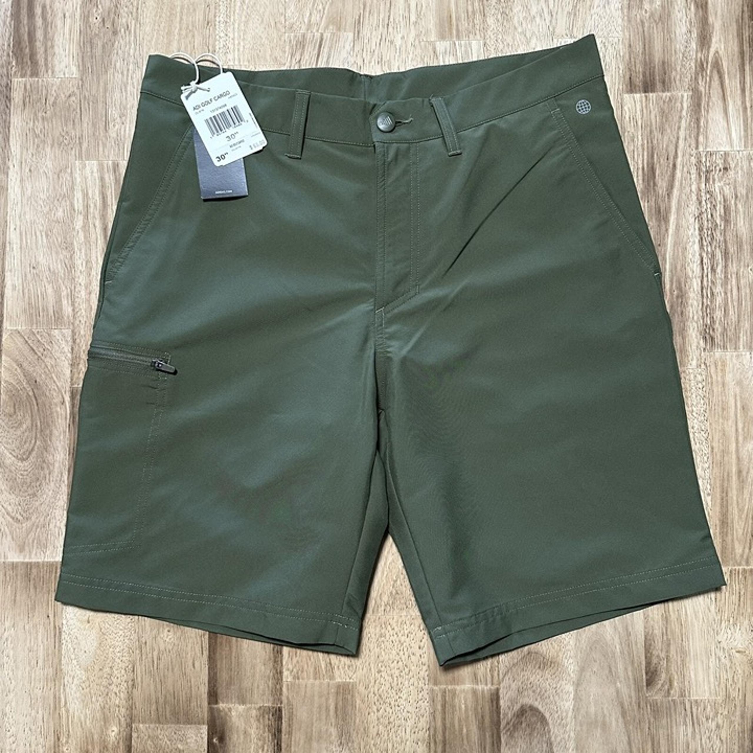Adidas Adi Golf Cargo Shorts Mens Size 30 Olive Green HS5623