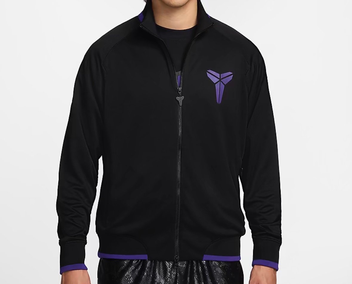 Nike Kobe Bryant Black Mamba Jacket Black Purple Full Zip FZ0936-100 Medium NEW