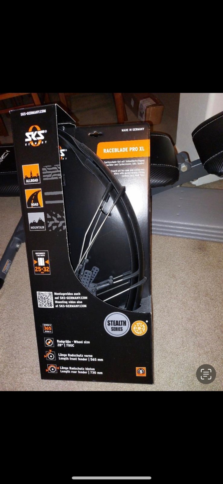 New 2 Sks Germany Raceblade Pro Xl Stealth Series