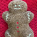 Gingerbread pottery barn dupe Christmas pillow