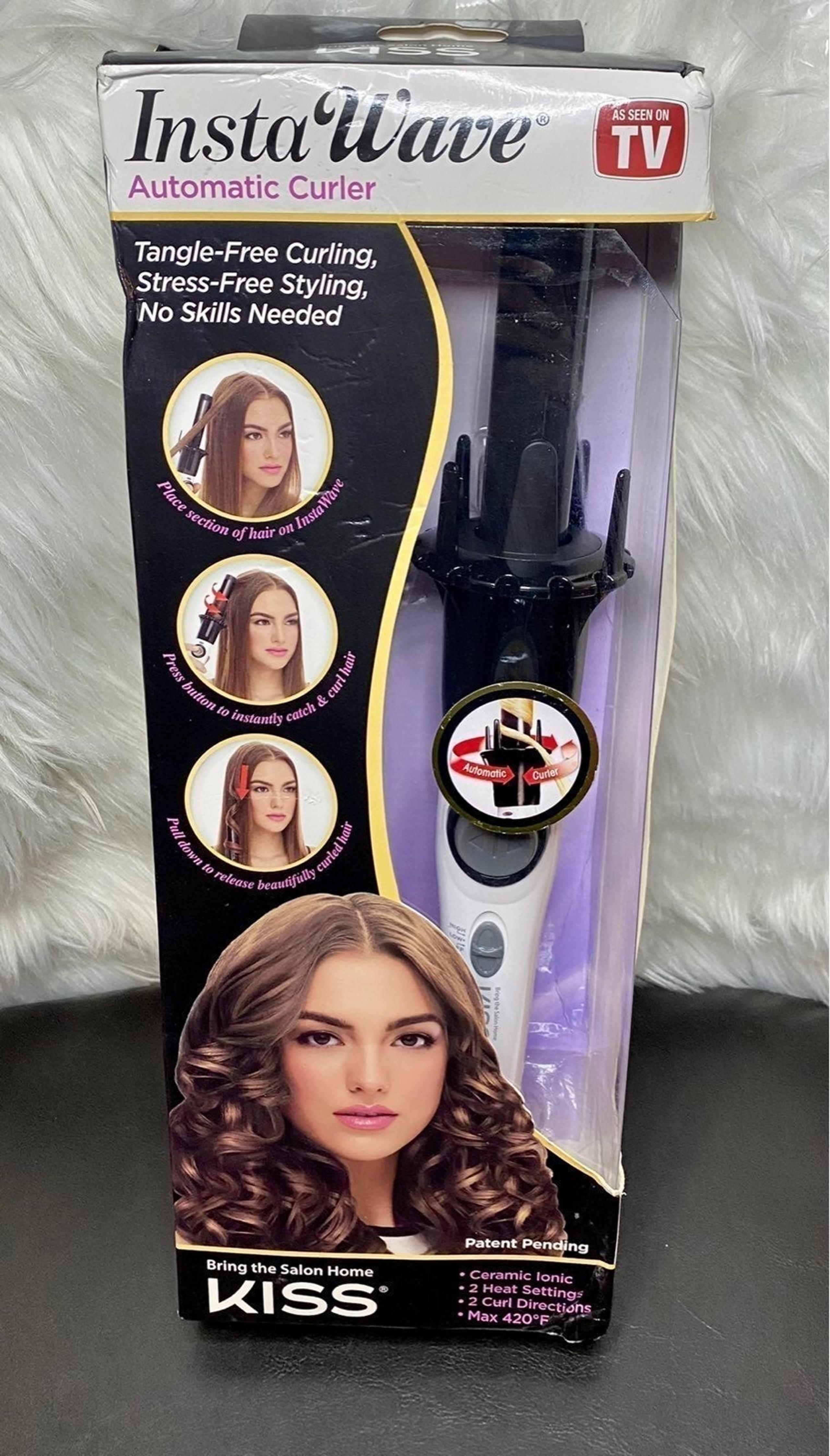 Insta Wave Automatic Curler kiss As Seen On Tv