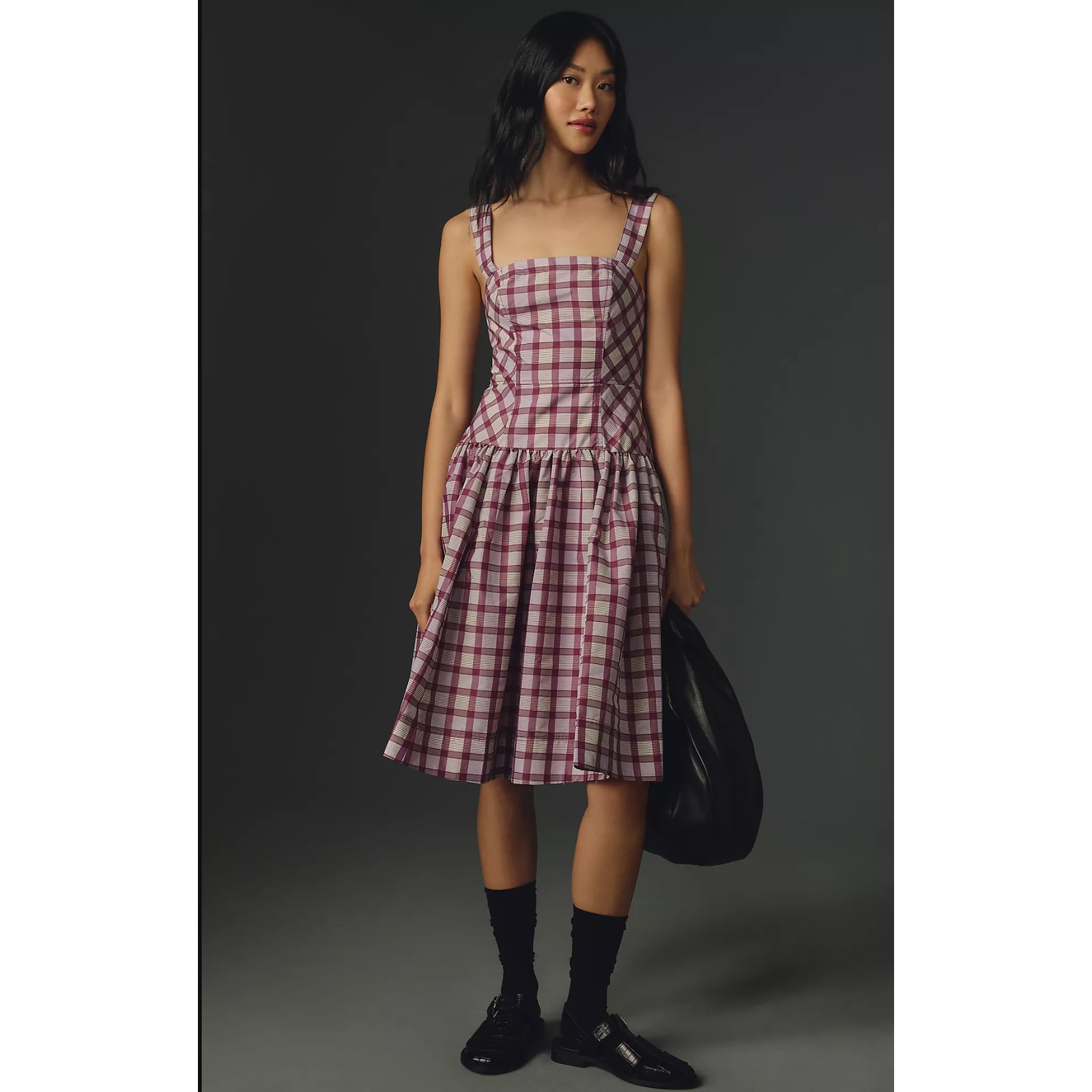 NWT Anthropologie Maeve Drop-Waist Midi Dress - Size 6