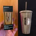 Starbucks Tumbler Gold Studded Holiday 2022 - Grande & Key Chain Bundle of 2
