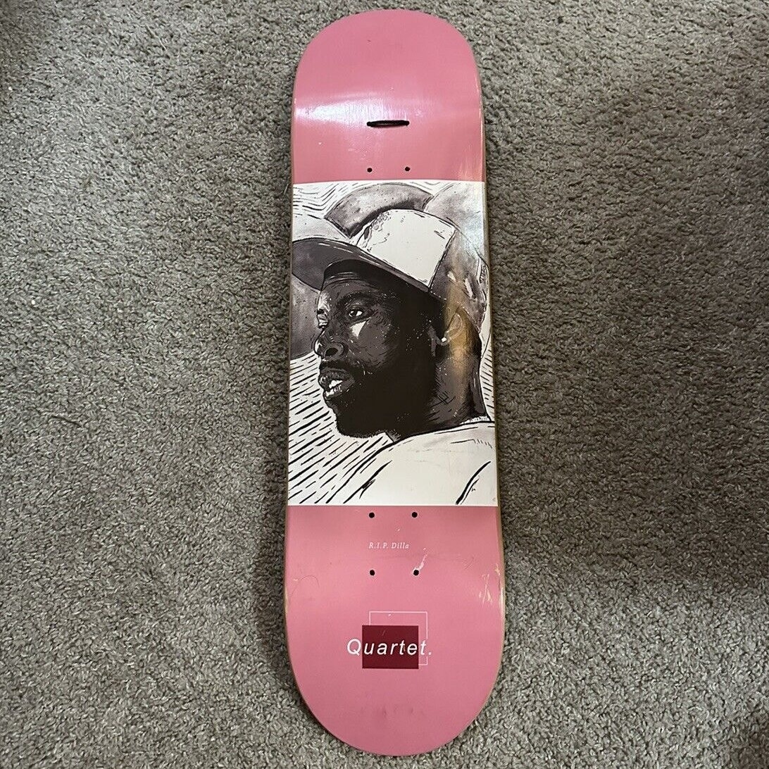 Quartet Skateboards J Dilla Cease And Desist Deck Discontinued