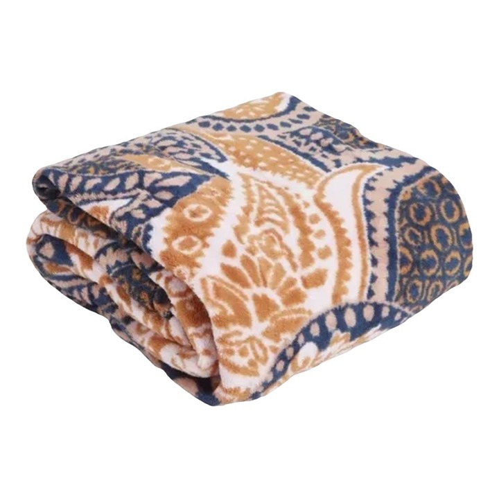 Vera Bradley Fern Paisley Plush Throw Blanket