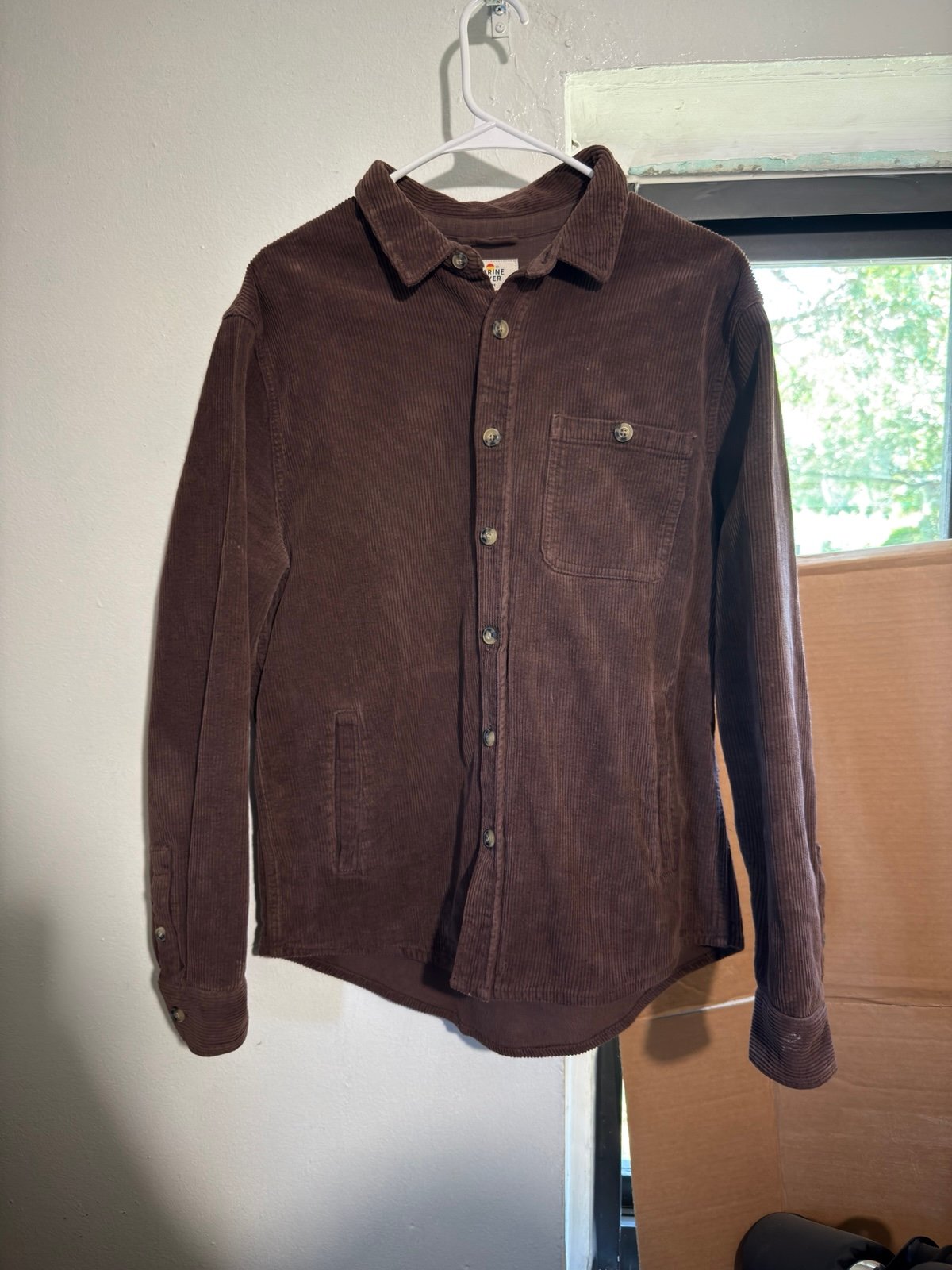 Marine Layer - Max Stretch Corduroy Overshirt - Size M/L - No Tag