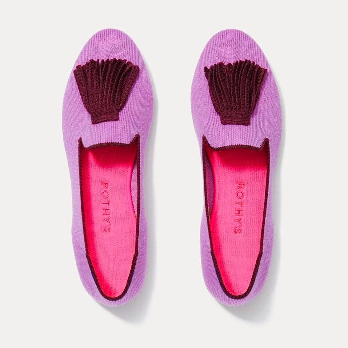 Rothy's Merino Tassel Loafer Very Pink Women’s Size 11