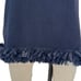 NWT Ann Taylor Women's Navy Knit Fringe Hem Sweater Top Sz L