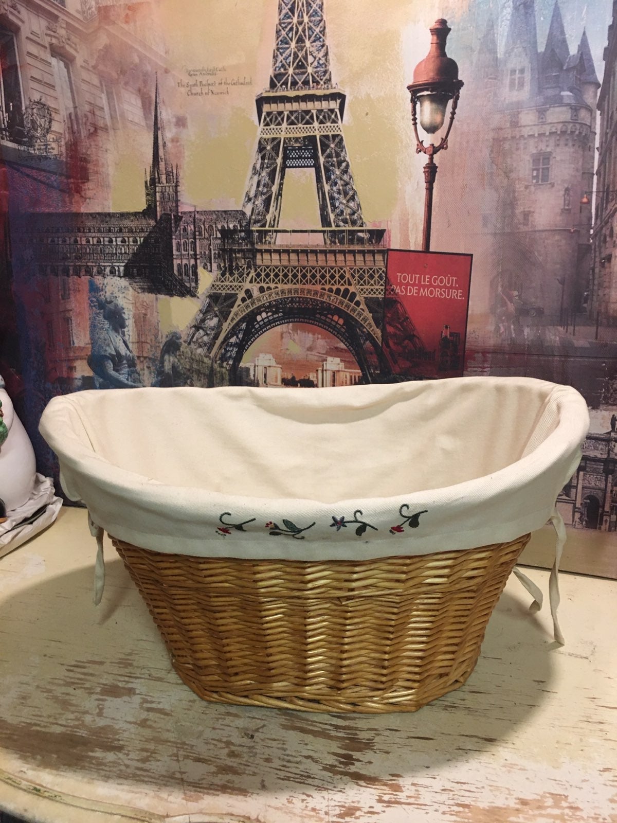 Wicker Basket With Handles