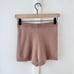 ELSE lingerie mauve cashmere shorts