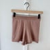 ELSE lingerie mauve cashmere shorts