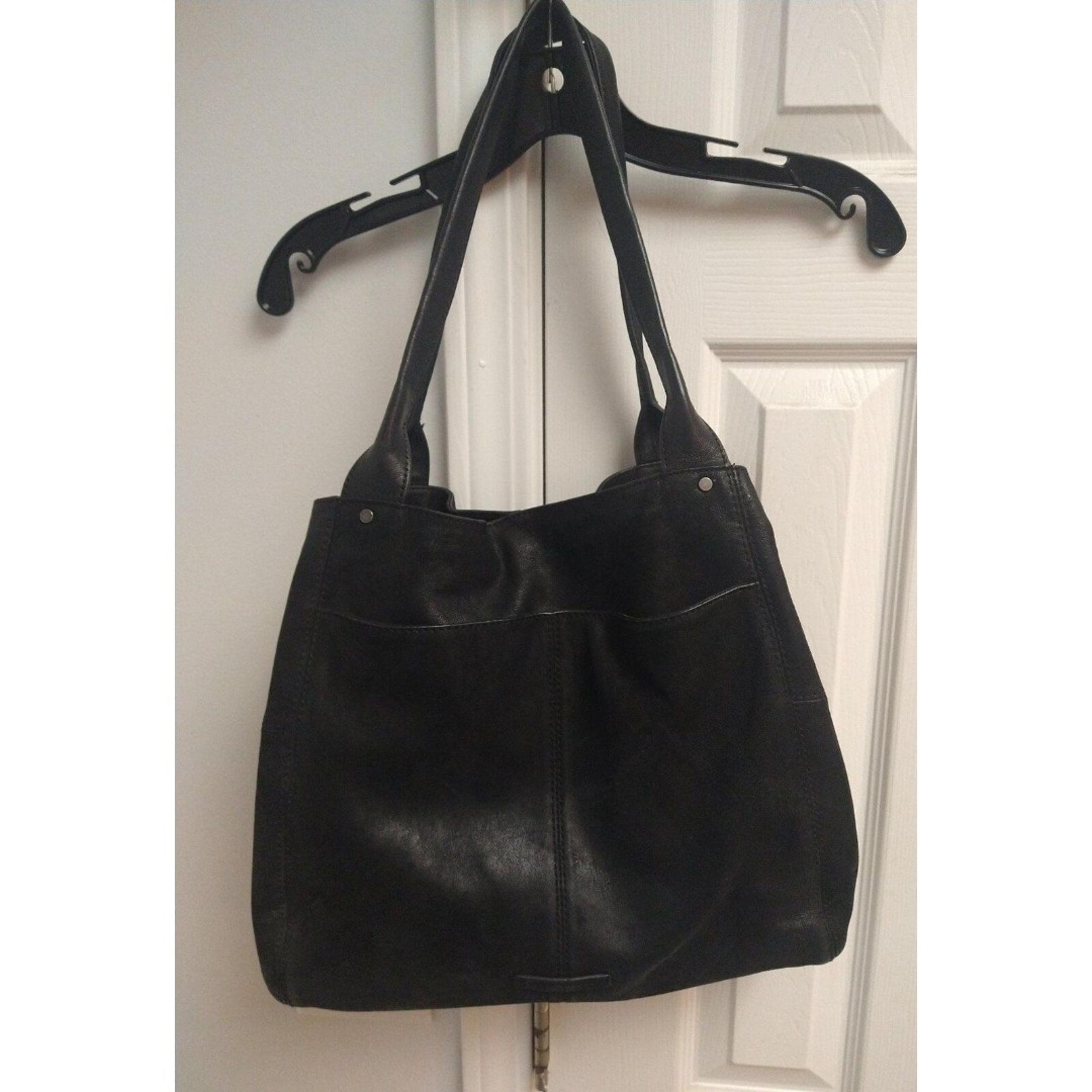 Lucky black leather shoulder Leather  tote/bag