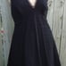 Black Mischka Sophia Eyelet Halter Dress