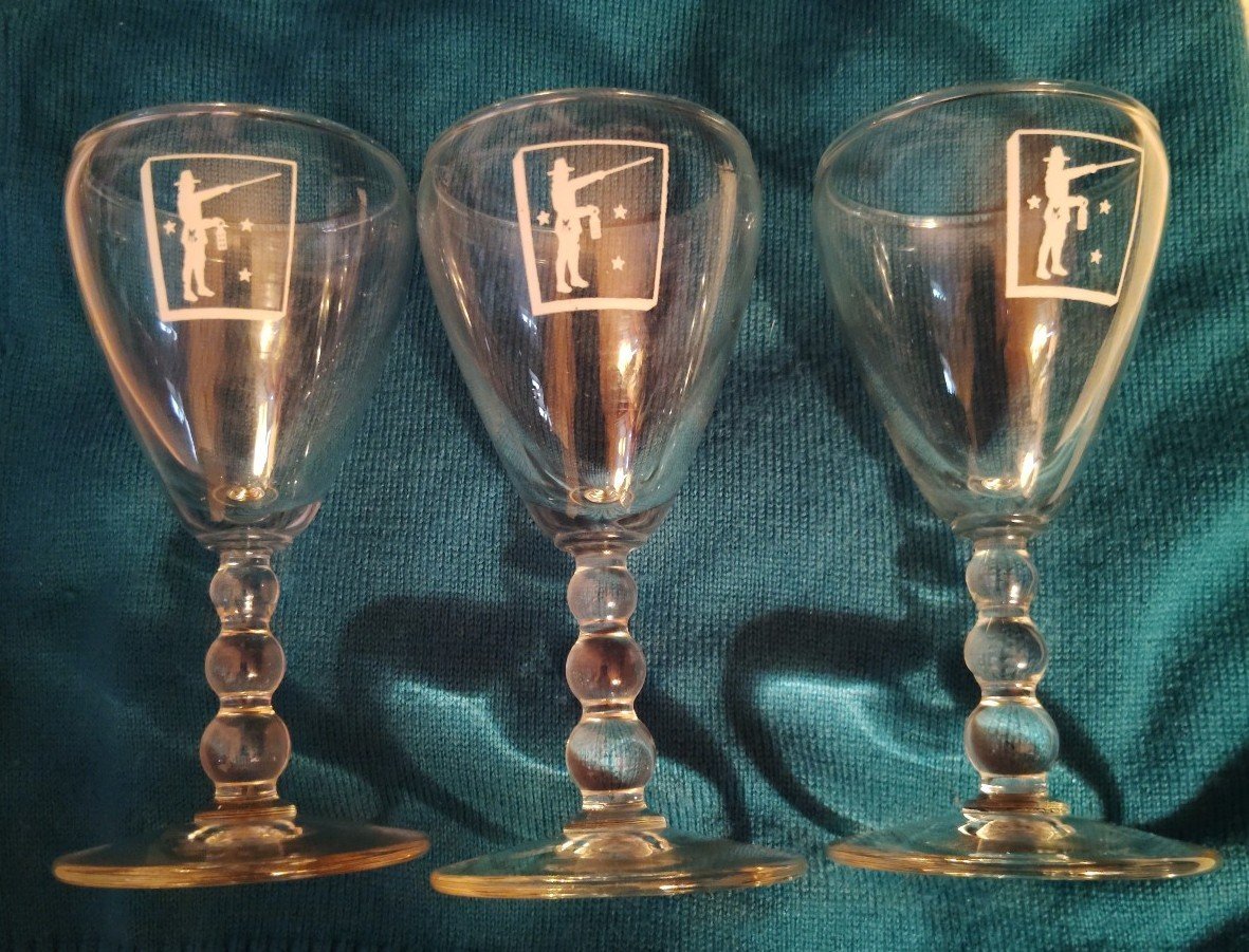 Vintage Libbey Knob Hill Wine Glass Bundle (3)