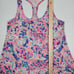 Lilly Pulitzer Luxletic Tropical Print Size Small Racerback Pullover Tank Top
