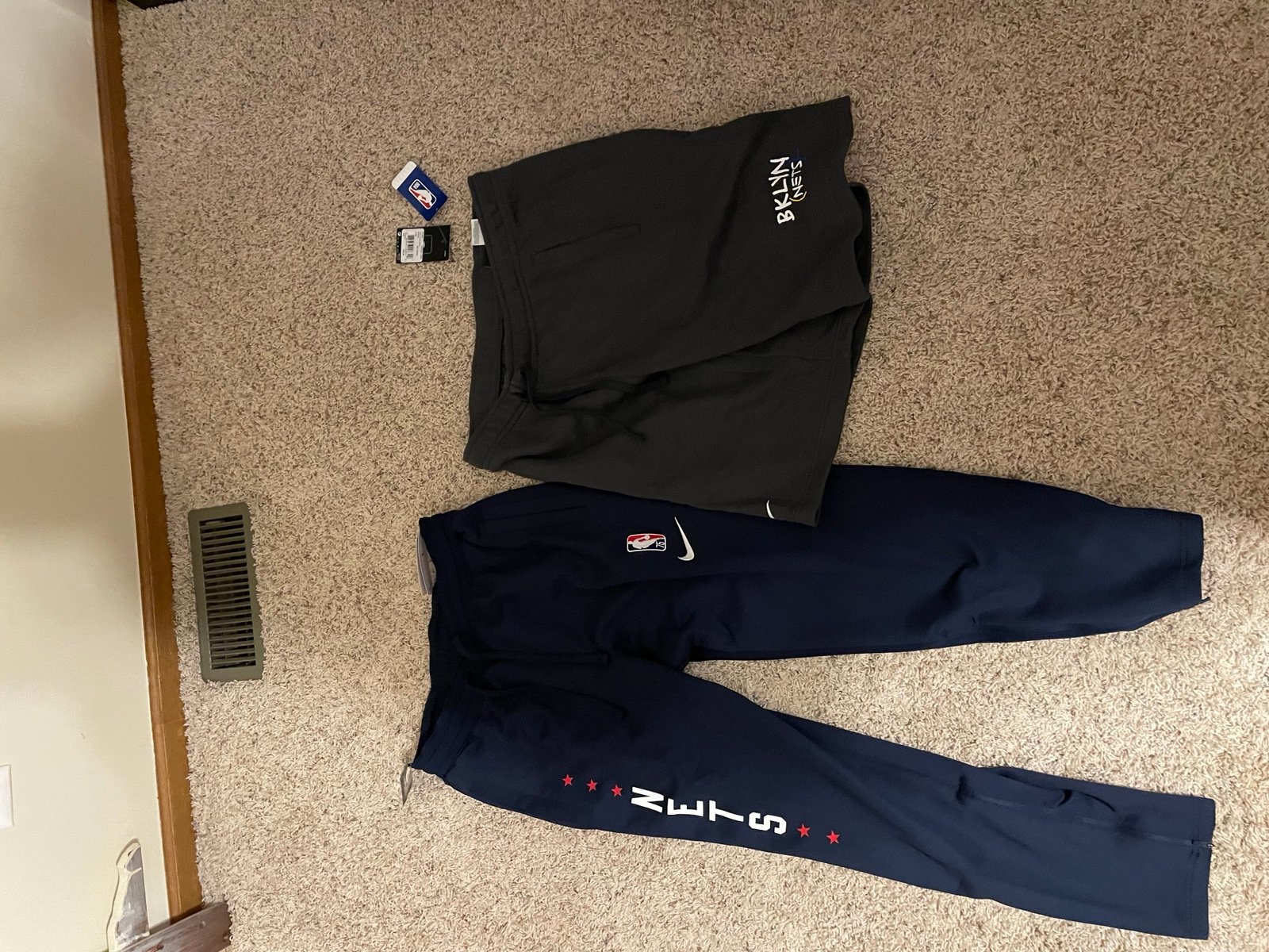 New Brooklyn nets shorts and pants with tags over 170 retail value