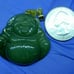 Burmese icy type A jadeite jade pendant.