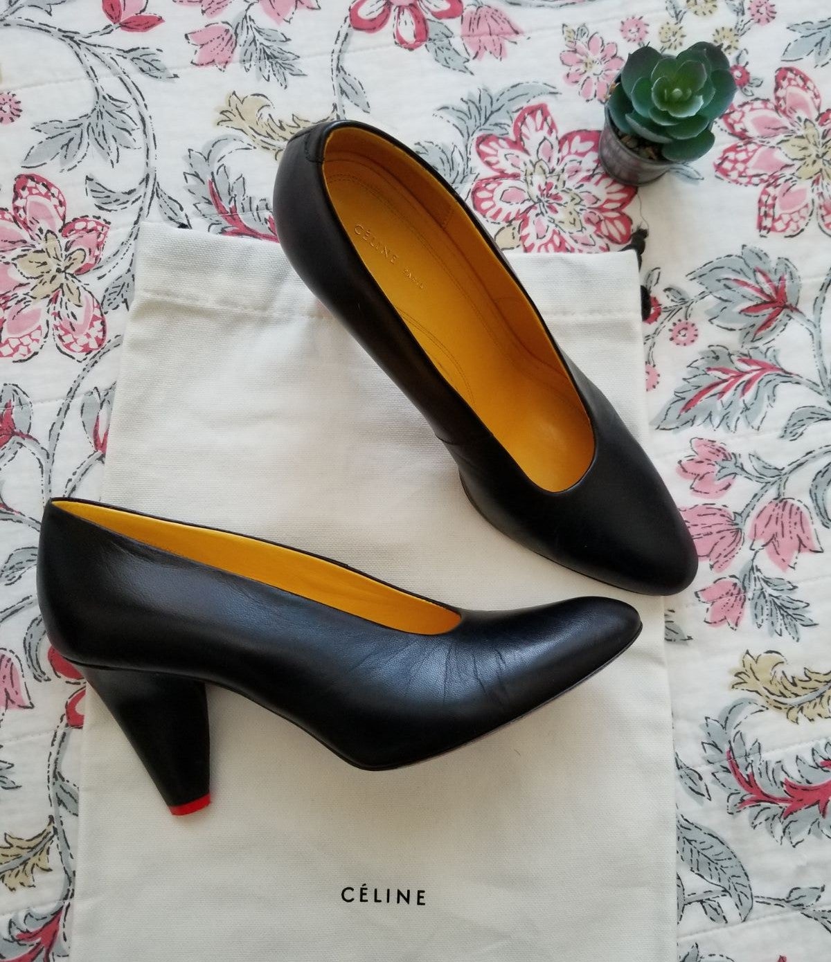 Authentic Celine Heels Sz 37